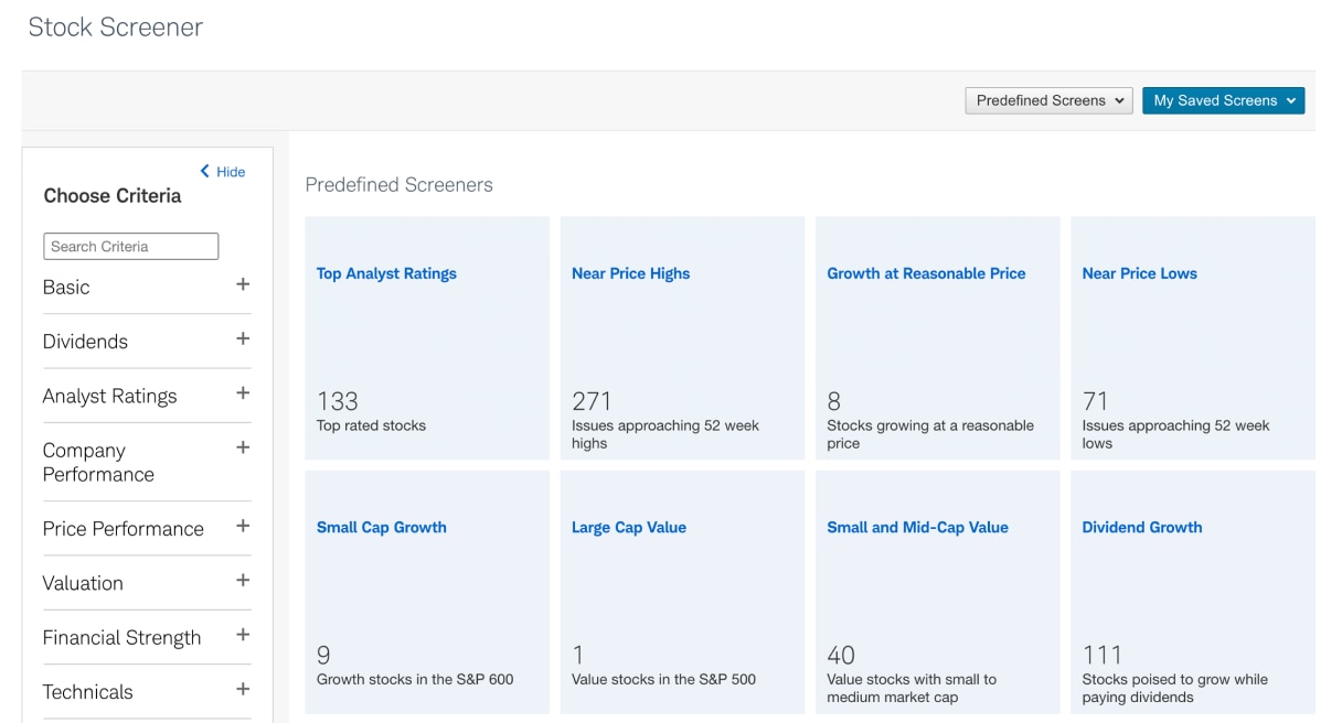 Stocks Charles Schwab stocks-charles-schwab